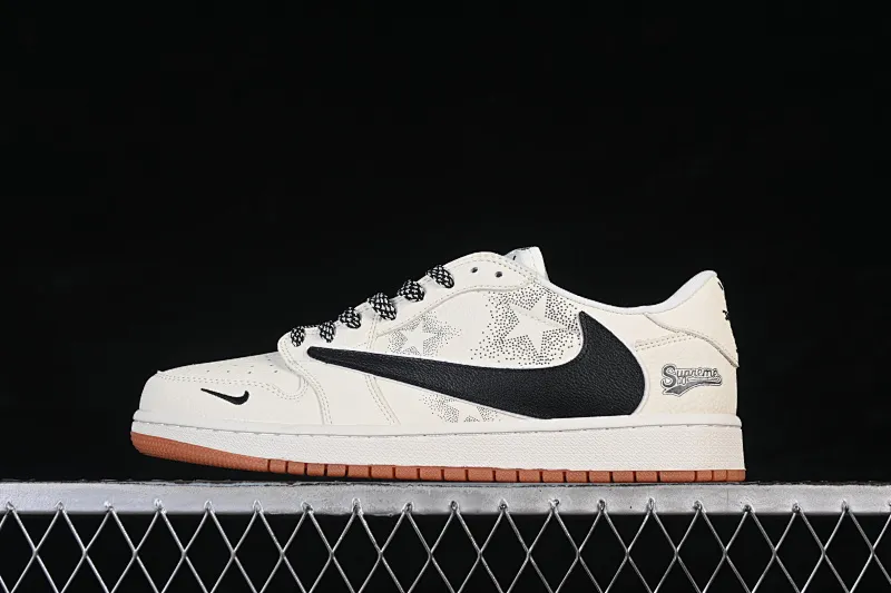 All categories Air Jordan Jordan series basketball shoes Air Jordan 1 Low High-end customized low-top sneakers Travis Scott x Fragment Design x Air Jordan 1 Low OG SP AJ1 Joe 1 beige contrast color low-top cultural casual sneakers LD2028-073